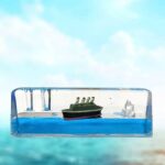 Car Interior Dashboard Decoration Floating Water Cruiser Ship (1 Pc) - Image 10