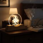 3D Lord Ganesha Acrylic LED Night Lamp (1 Pc) - Image 3