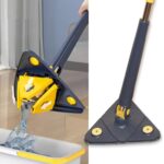 Rotatable Adjustable Triangle Cleaning Mop Triangle Mop with Long Handle(1 Pc) - Image 4