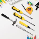 6 in 1 Hand Tool Kit Repair Home Screwdrivers Tool Kit with Tools Including Daily - Image 4
