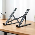 Plastic Adjustable Portable Tablet Stand – Ergonomic Holder Riser (Up to 14 inch) - Image 4