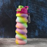 Colorful Collapsible Silicone Water Bottle (1 Pc) - Image 3