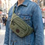 Stylish Multi-Pocket Black Waist Bag / Fanny Pack (1 Pc / Mix Design) - Image 3