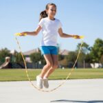 Yellow & White Beaded Skipping Jump Rope (1 Set) - Image 4