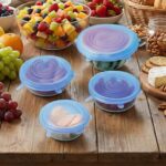 Reusable Silicone Stretch Lids 4 Piece Set - Image 4