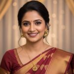 Traditional Gold-Tone Round Jhumka Pendant Chain Necklace (1 Pc) - Image 3