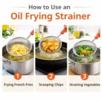 B-Grade Medium Size Fine Mesh Kitchen Strainer (1 Pc) - Image 3