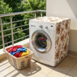 Waterproof Washing Machine Cover for Front Load Machines 58x58x84 cm (1 Pc) - Image 3