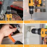 21 V lithium Double battery cordless drill set (29 Pcs Set) - Image 6