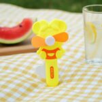 Hand Press Mini Portable Fan Toy (1 Pc, Mix Color & Design) - Image 9