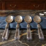 Premium Stainless Steel Dessert Spoon With Plastic Handle Set (4 Pc Set) - Image 8