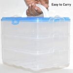 3-Layer Plastic Refrigerator Egg Storage Box (36 Grid) - Image 9