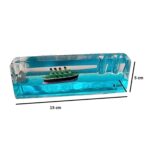 Car Interior Dashboard Decoration Floating Water Cruiser Ship (1 Pc) - Image 6