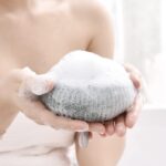 Flower Bath Sponge - Super Soft Body Exfoliator with Suction Cup for Shower & Massage - Image 4