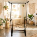Double Pole Adjustable Garment Stand (1 Set) - Image 6