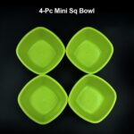 Square Plastic Bowl For Serving Food (Pack of 4) - Image 10