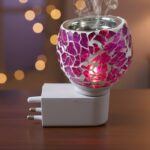 Premium Kapoor Dani Plug-In Mosaic Glass Aroma Diffuser & Night Lamp (1 Pc) - Image 3