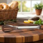 Stainless Steel Kitchen Serving Tongs (1 Pc) - Image 7