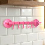 Multipurpose Wall-Mounted Plastic Hanging Rack (6 Hook, 1 Pc) - Image 7