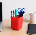 Officemate Pen Stand – Tri-Section Desk Organizer Stationery, Pens, Office Supplies - Image 3