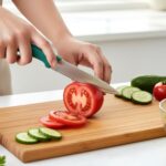 Multipurpose Kitchen Knife Set with Knife Sharpener (3 Pc Knife With Sharpener) - Image 4