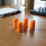 Soft Foam Noise Reduction Ear Plugs with Storage Case (4 Pair / 8 Pcs) - Image 7