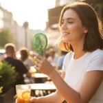 Portable USB Rechargeable Handheld Mini Fan (1 Pc) - Image 4