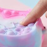 Silicone Pop It Coin Purse with Zipper and Handle (1 Pc) - Image 3