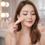 5 in 1 Makeup Brush Set with Mirror Box – Compact Cosmetic Kit - Image 7