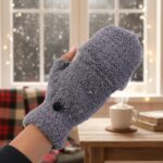 Winter Fingerless Gloves – Soft Warm Hand Gloves for Men & Women  (1 Pair) - Image 3