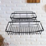 Metal Shower Basket / Canddy, for Bathroom Organiser (5 Pc Combo) - Image 11