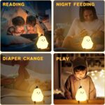 Cute Pear Shape Silicone Night Lamp With Multi Color Changing Mode (1 Pc) - Image 7