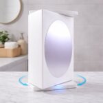 Wall Mounted Rotating Bathroom Mirror Cabinet (1 Pc, 22x42 Cm) - Image 3