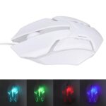 USB Wired Mouse, Gaming Mouse Colorful / Lighting Luminous  (1 Pc / Wihte) - Image 5