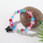 Premium Multicolor Crackle-Bead Stretch Bracelet (1 Pc) - Image 7