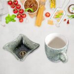 Ceramic Tea / cups / Mug Set Including Snacks (4 Pcs set) - Image 4
