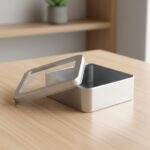 Square Metal Storage Tin Box with Transparent Window Lid (1 Pc, 9.5 x 9.5 Cm) - Image 7