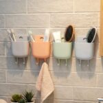 Multi-Purpose Plastic Wall Mounted Mobile Charging Holder Set (4 Pc) - Image 3