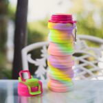 Colorful Collapsible Silicone Water Bottle (1 Pc) - Image 4