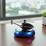 Solar Helicopter Car Dashboard Air Freshener Rotating Perfume Decor - Image 5