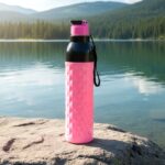 Plastic 1000 ML ApproxDiamond Pattern Leakproof Water Bottle (1 Pc) - Image 6