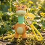 Cute Giraffe Cartoon Keychain (1 Pc) - Image 7