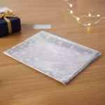 Decorative Silver Gift Wrapping Paper Sheets (1 pkt /  Approx 20 Pcs / Mix Color) - Image 4