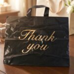 Premium Black Thank You Printed Plastic Carry Bag 30 × 39 Cm (1 Pc) - Image 8