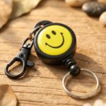 Smiley Face Retractable Keychain (1 Pc) - Image 4