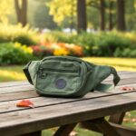 Stylish Multi-Pocket Black Waist Bag / Fanny Pack (1 Pc / Mix Design) - Image 4