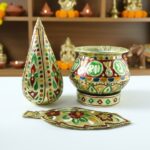 Traditional Decorative Pooja Kalash (1 Set) - Image 7