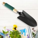 Gardening Tools Hand Cultivator Trowel Heavy Duty Wooden Handle 3 Pc - Image 6