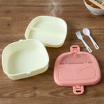 Plastic Lunch Box with Water Bottle Combo Set (1 Set) - Image 8