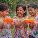 Mini Plastic Holi Pichkari Water Gun Toy for Kids (1 Pc, Mix Design) - Image 3